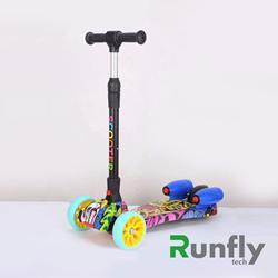 RUNSCOOTERS 3 wheels kids spray smoking fire scootersRS-FSC01-13