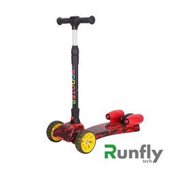 RUNSCOOTERS 3 wheels kids spray smoking fire scootersRS-FSC01-14